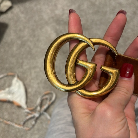 Brown Gucci belt! Perfect condition - Picture 2 of 3